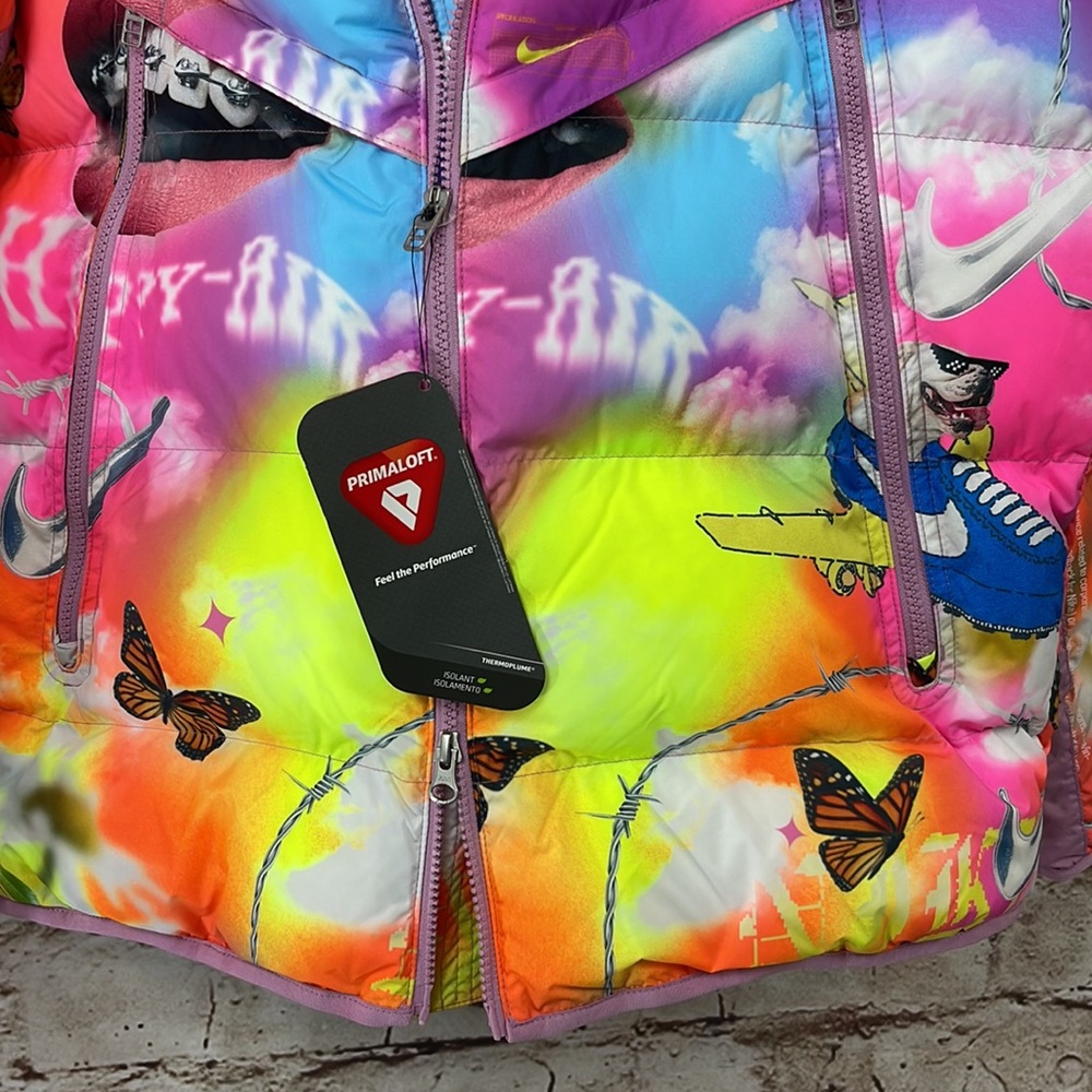 Nike Stormfit Multi Color Puffer Jacket NWT - Picture 11 of 13